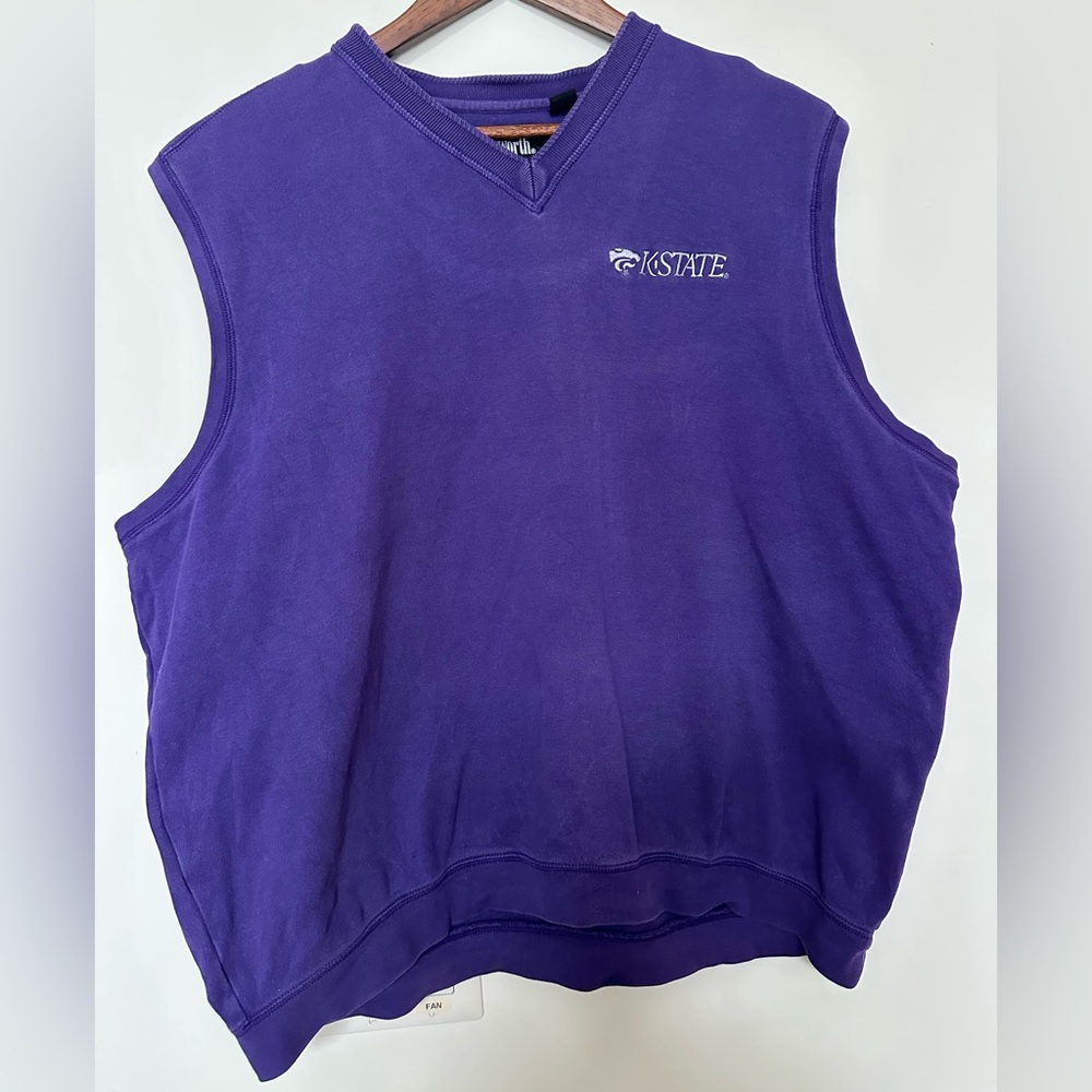 Vintage Ashworth Kansas State University Sweater Vest – Men’s XL